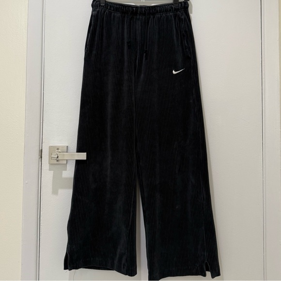 Nike Set of Sportswear Velour Half Zip Pullover and Wide Leg Pants Set Small - Picture 5 of 10